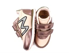 Woden Kids sneaker Manu metallic rose bloom
